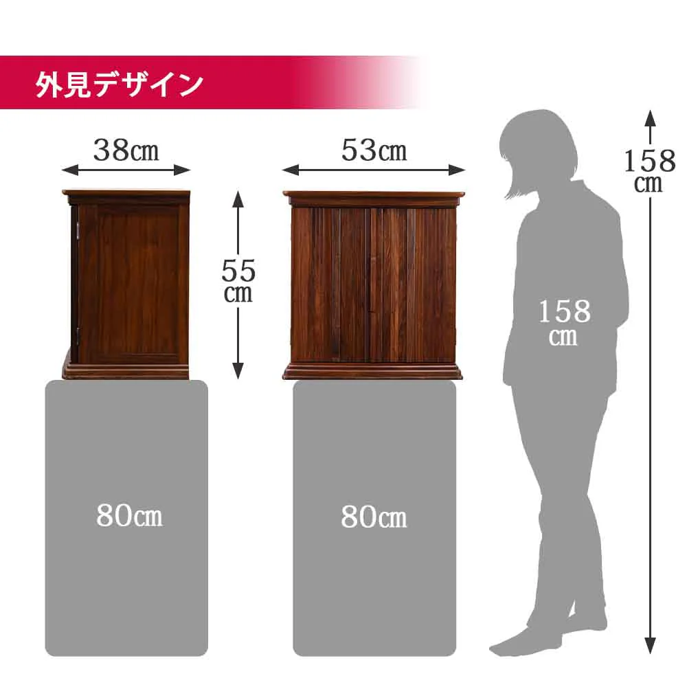 仏壇 空閣 (くうかく) グラナディーロ 高さ55cm 仏具セットB - Image 9