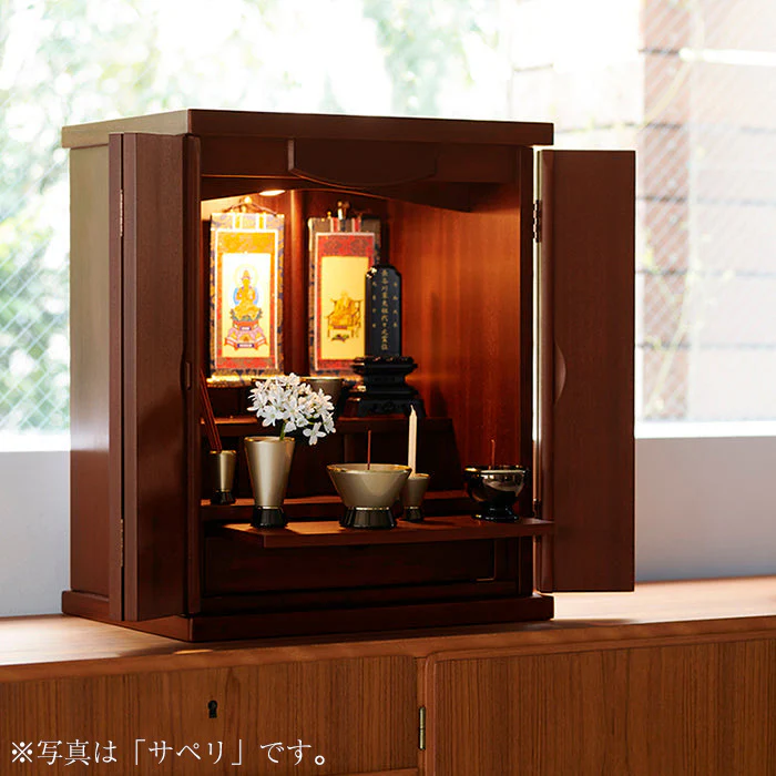 仏壇 クオーレ タモ 欅色 高さ54cm - Image 11