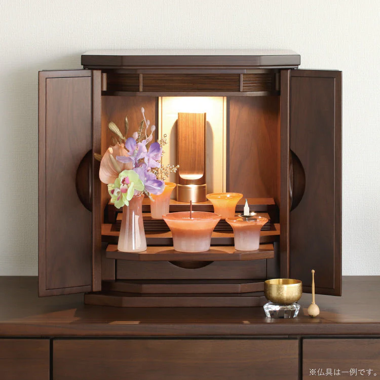 仏壇 ワルツ ウォールナット 高さ42cm - Image 2