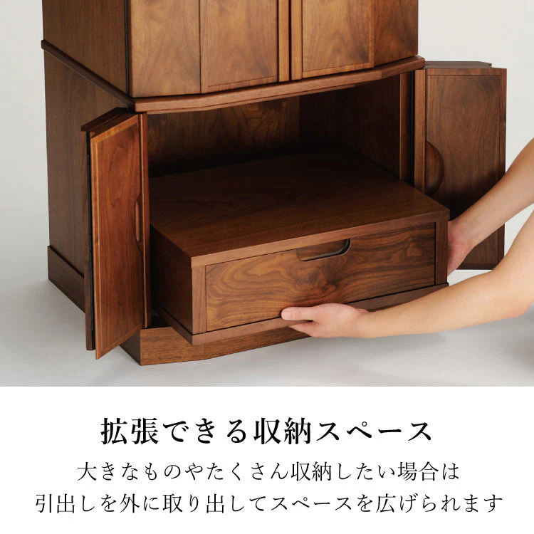 仏壇 メヌエット ウォールナット 高さ128cm - Image 11
