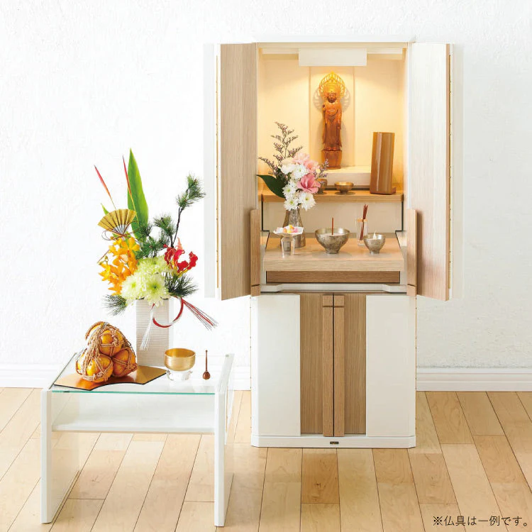 仏壇 エンブレム ホワイト 高さ120cm - Image 2