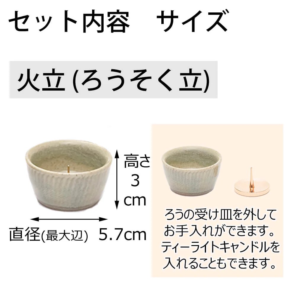 具足 ちゃのこ ヨモギ Bicolo 銀セット - Image 4