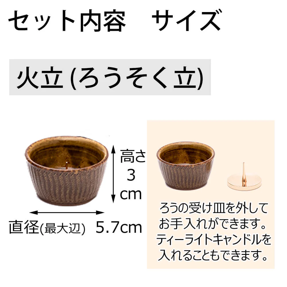 具足 ちゃのこ ニッキ Bicolo 金セット - Image 4