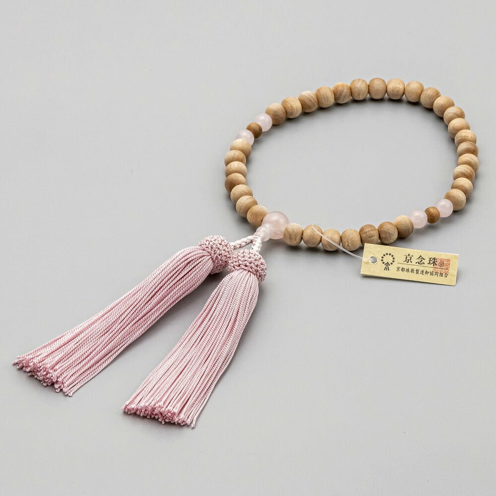 数珠 ペアセット 日本の木 桜 - Image 4
