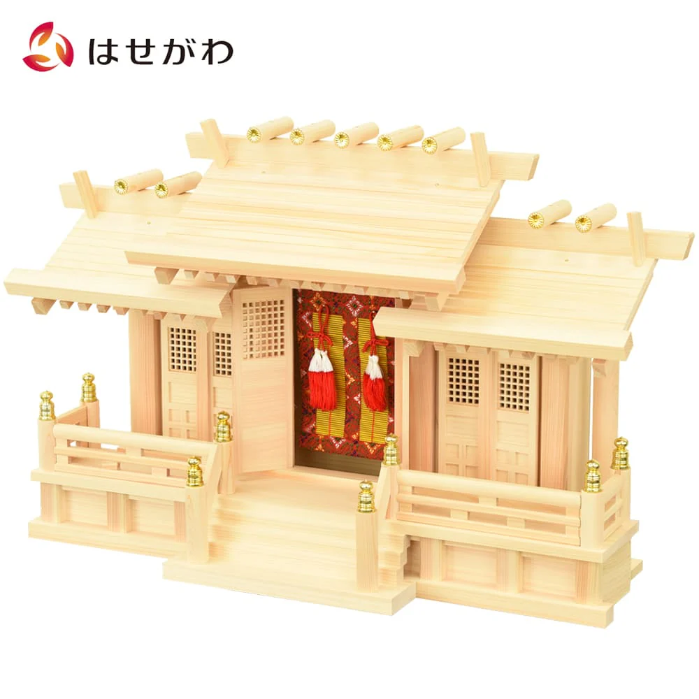 神殿 格子付三社(みす付)
