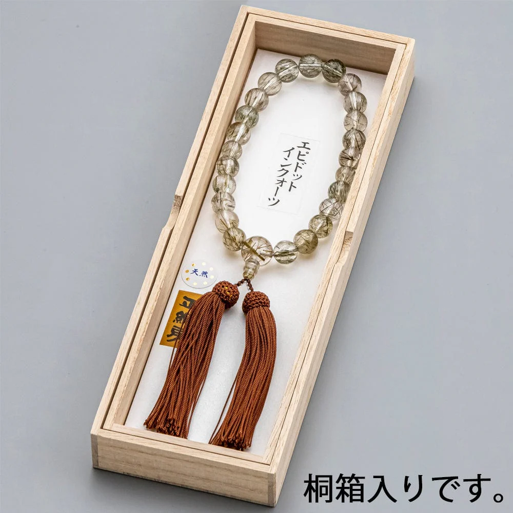 数珠 エピドットインクォーツ 共仕立 正絹松房 - Image 5