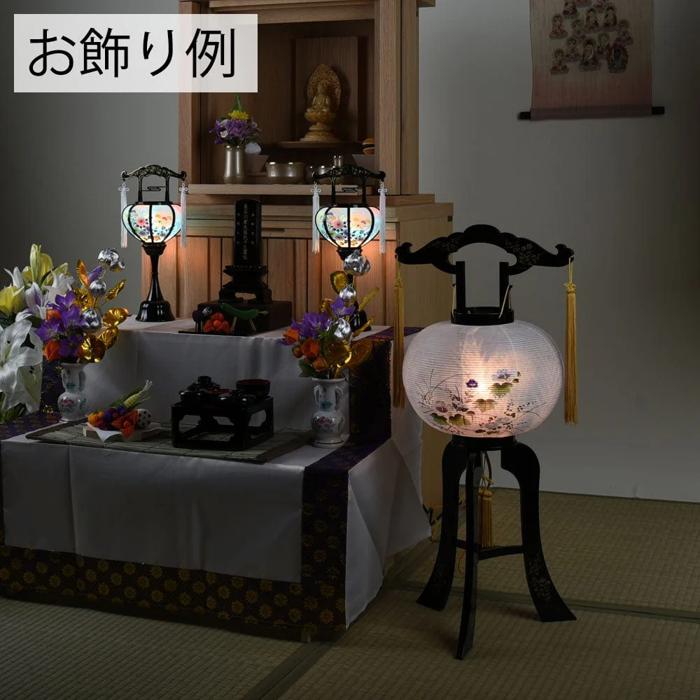 回転 9号 黒蒔絵 芙蓉 - Image 6