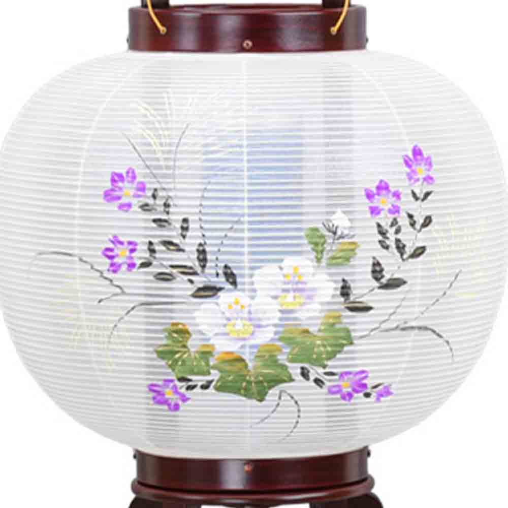 回転 桔梗芙蓉 尺 紫檀調 - Image 3