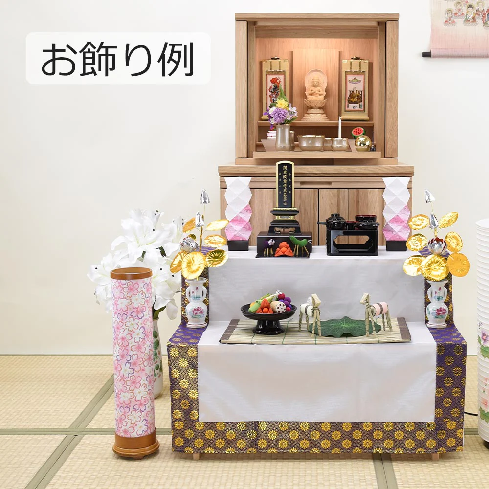 ちりめん灯 モダン桜 ピンク - Image 5
