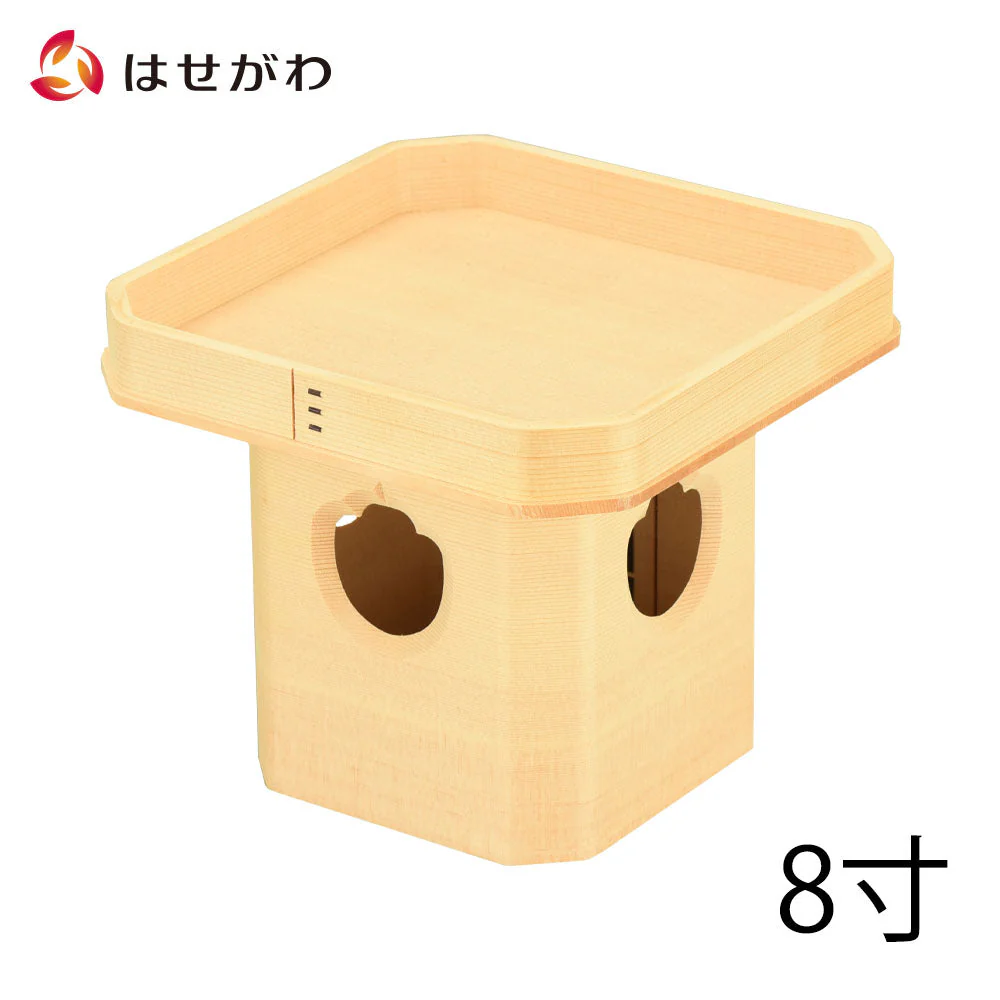 神具 三宝 桧 柾目 8.0寸