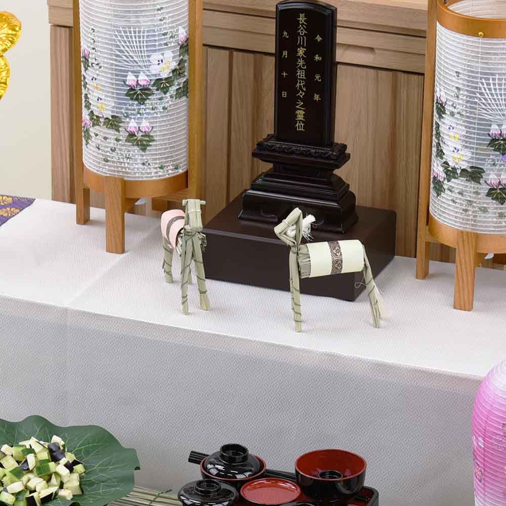 お盆用品 牛馬セット まこも製 - Image 4