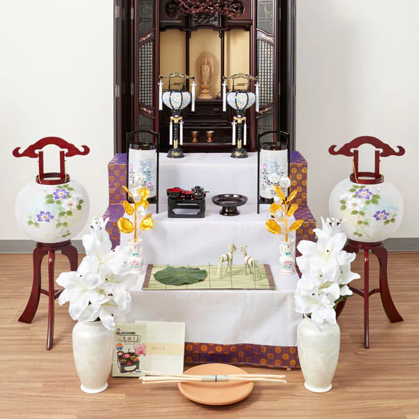 どんす 3段83cm盆棚用 金襴 - Image 3