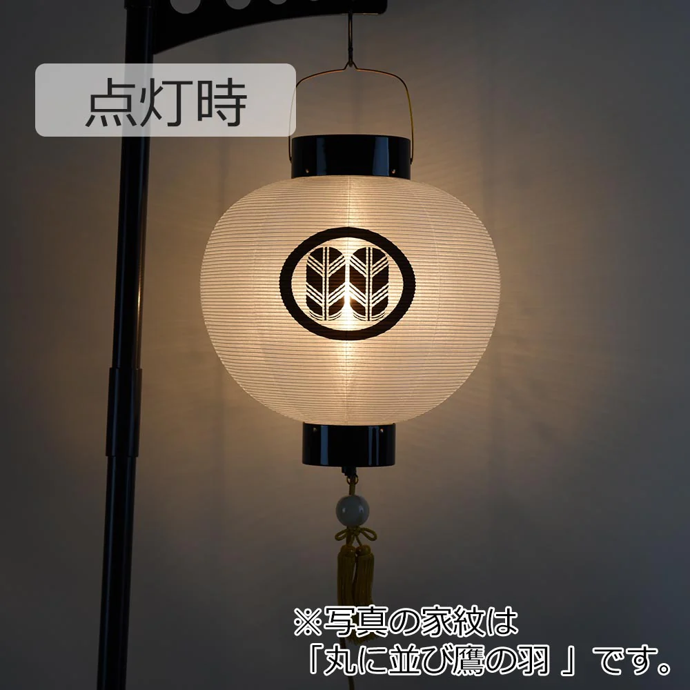 門提灯 尺一丸 二重 灯付 - Image 4