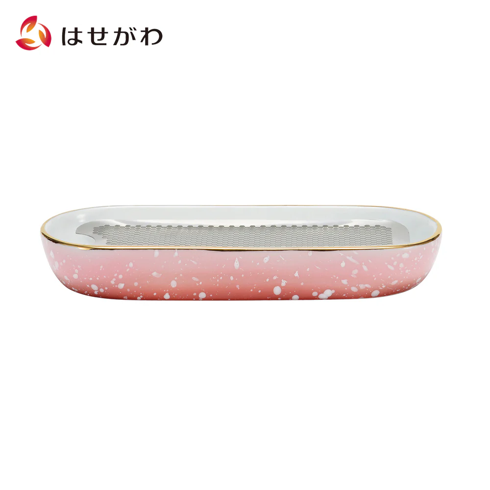 光綺3 寝かせる線香皿 ピンク/レッド