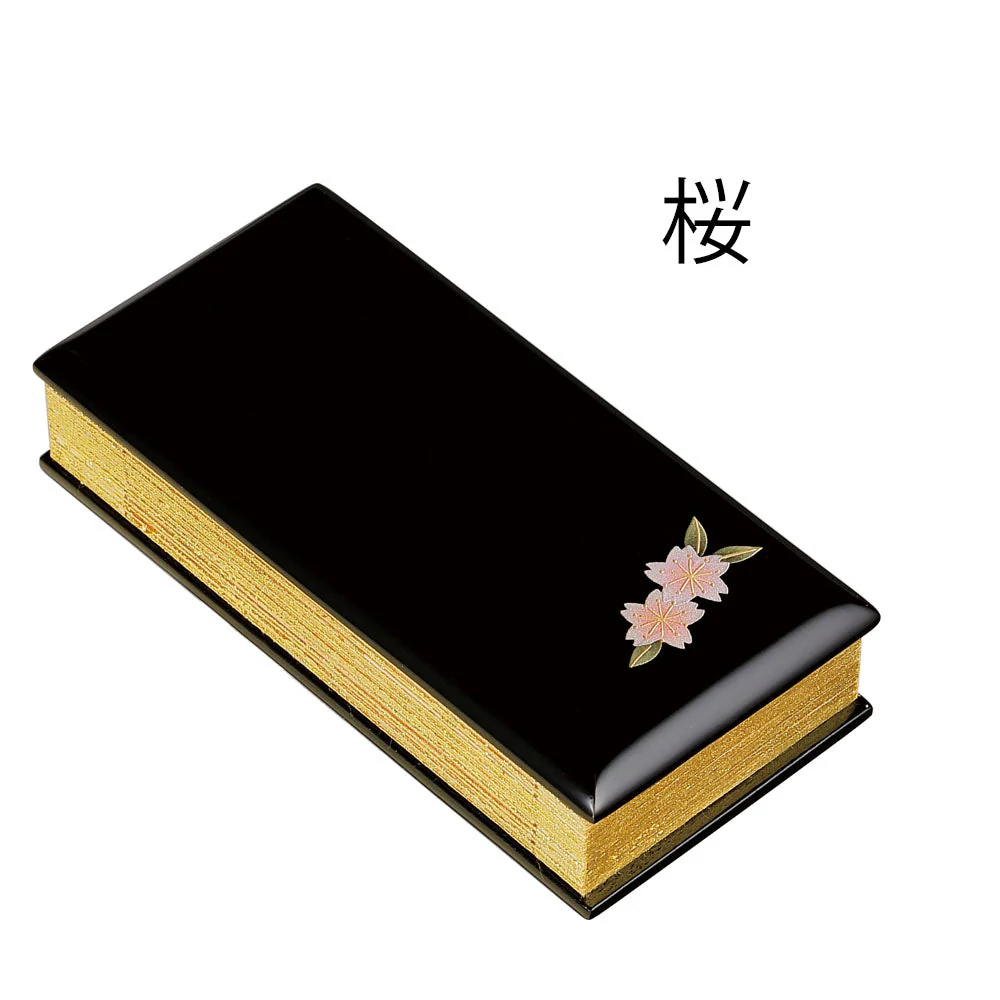 過去帳 蒔絵 黒 日付入 4.0寸 - Image 7