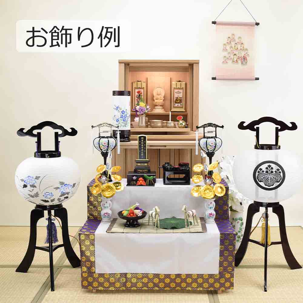 行灯 10号 本美濃紙 本塗書絵 - Image 5
