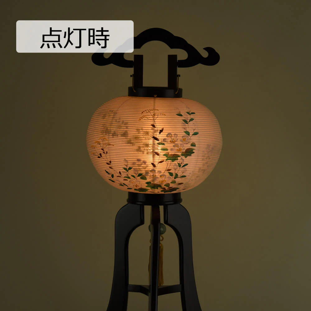 姫行灯 9号 二重 高林 総黒檀 - Image 5