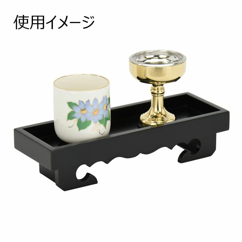 仏器膳 黒檀 雄美 6.0寸 - Image 3