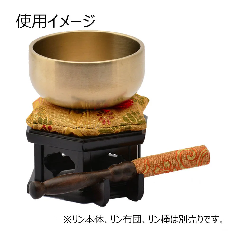 リン台 黒檀 雄美 六角置台付 3.0寸 - Image 3
