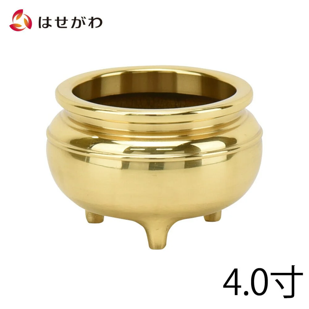 香炉 新型 磨き 4.0寸