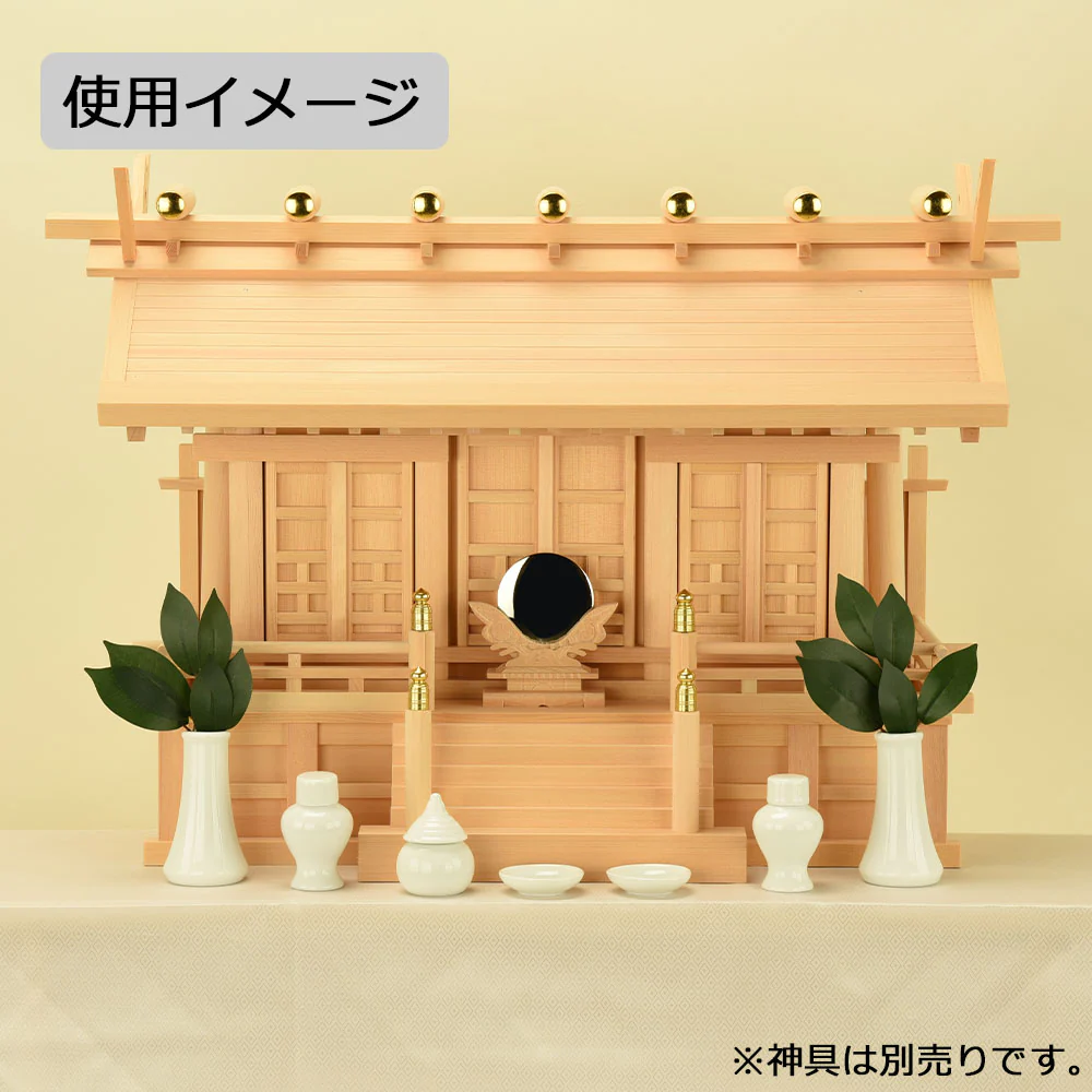 神殿 厚屋根三社 - Image 4