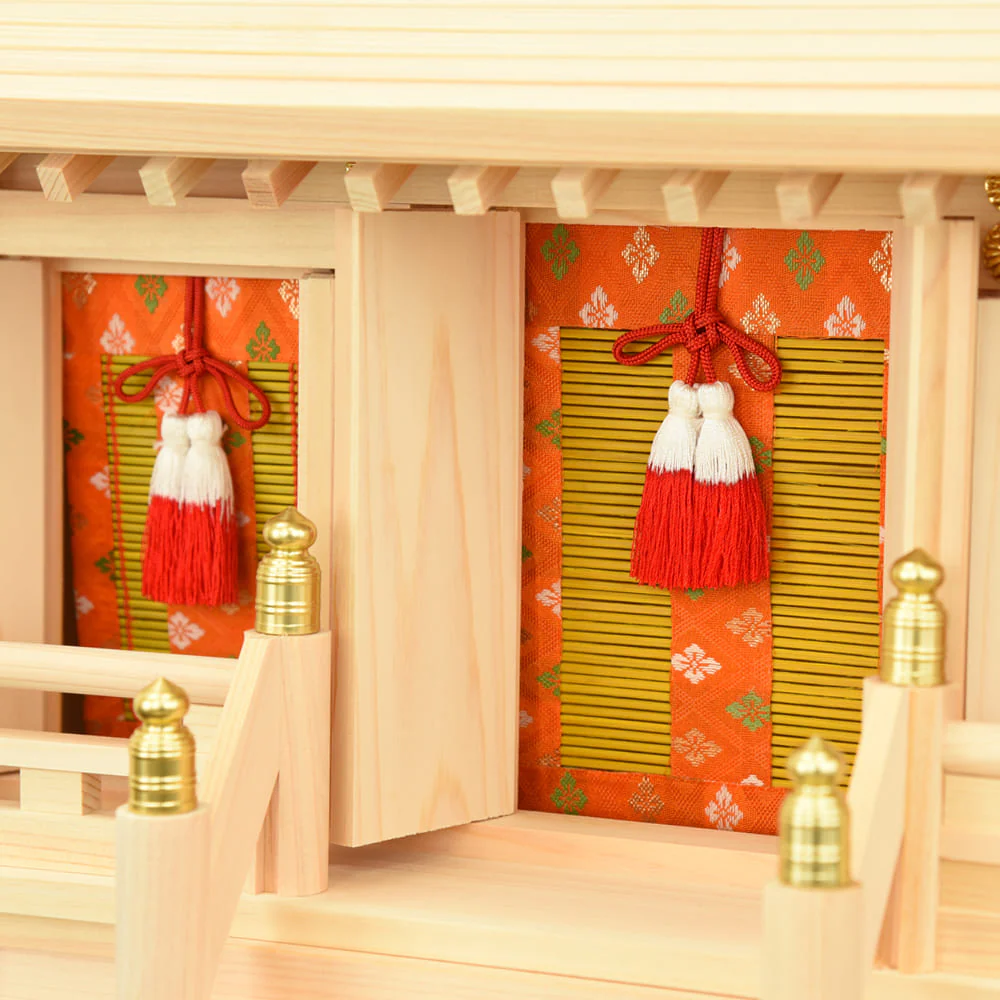 神棚 神具セット 新横通し三社 - Image 6