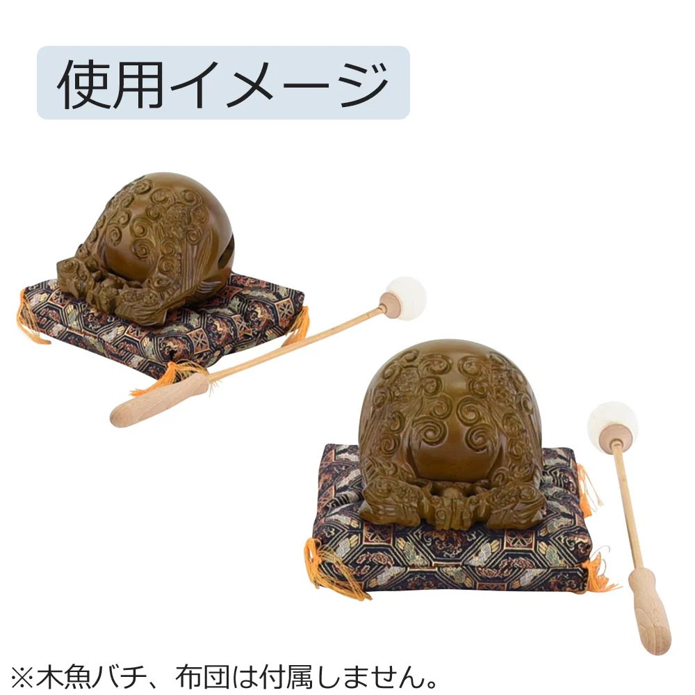 木魚 龍彫 4.0寸 - Image 3