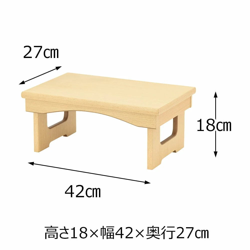 経机 新型 折りたたみ ライト色 - Image 3