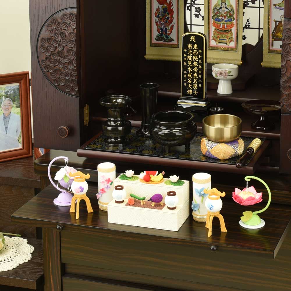 ちりめん提灯 筒型 - Image 4