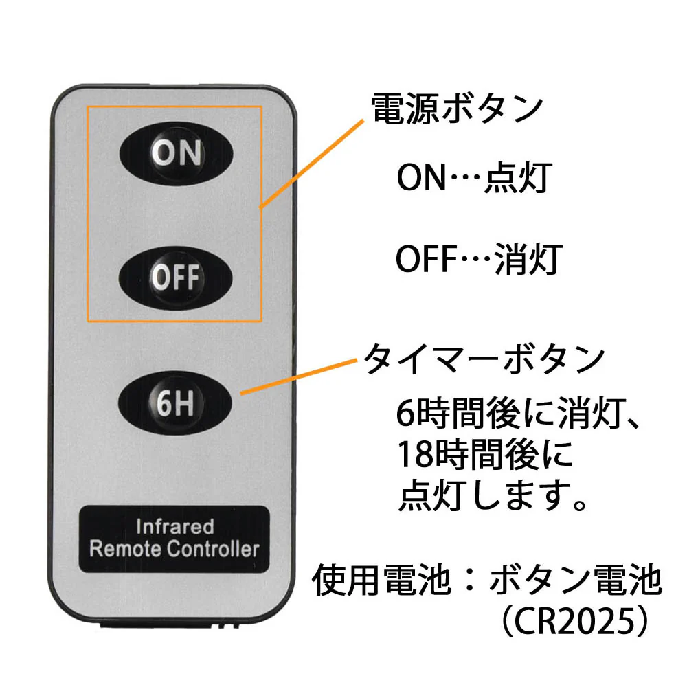 いろはあかり用 リモコン - Image 2