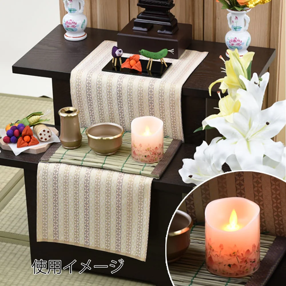 LEDキャンドル ひととなり 蓮 リモコンセット - Image 4