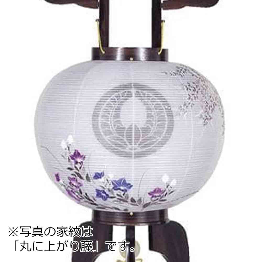 行灯 11号 黒檀 萩桔梗 紋二重 - Image 3