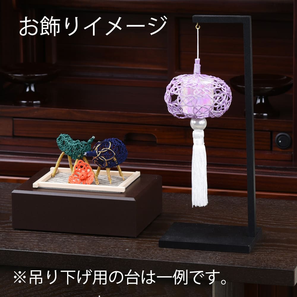【WEB限定】盆帰郷 桔梗銀 大 台なし - Image 5