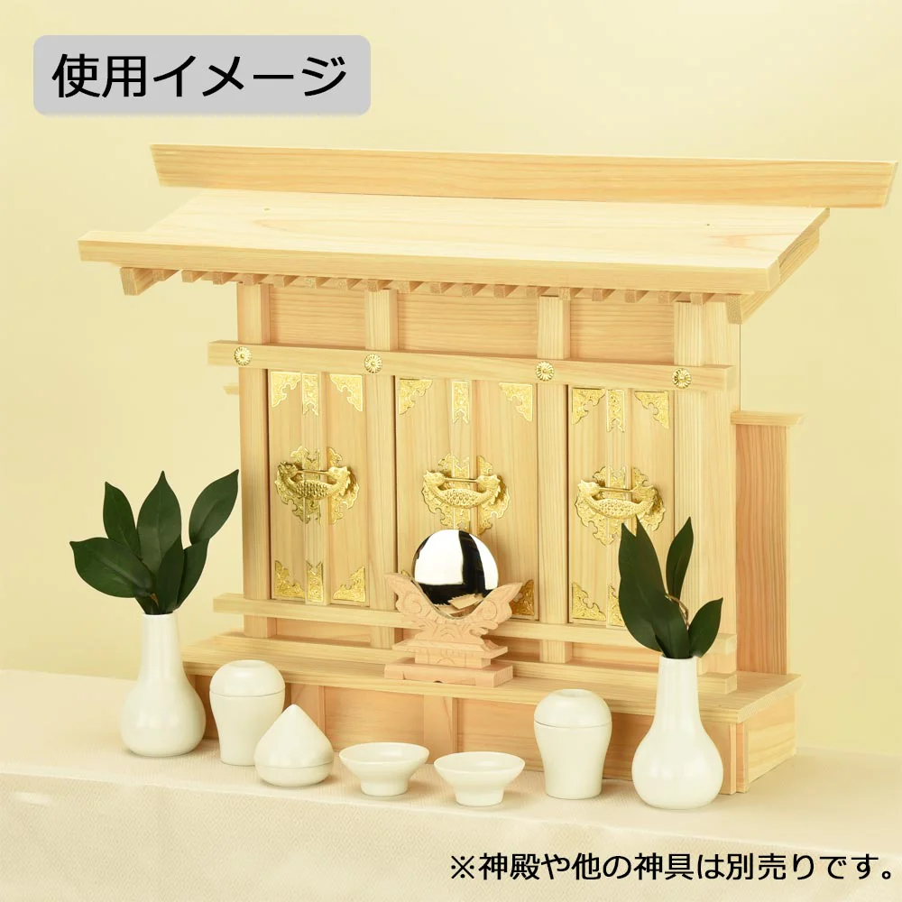 神具セット みくまり 白マット - Image 3