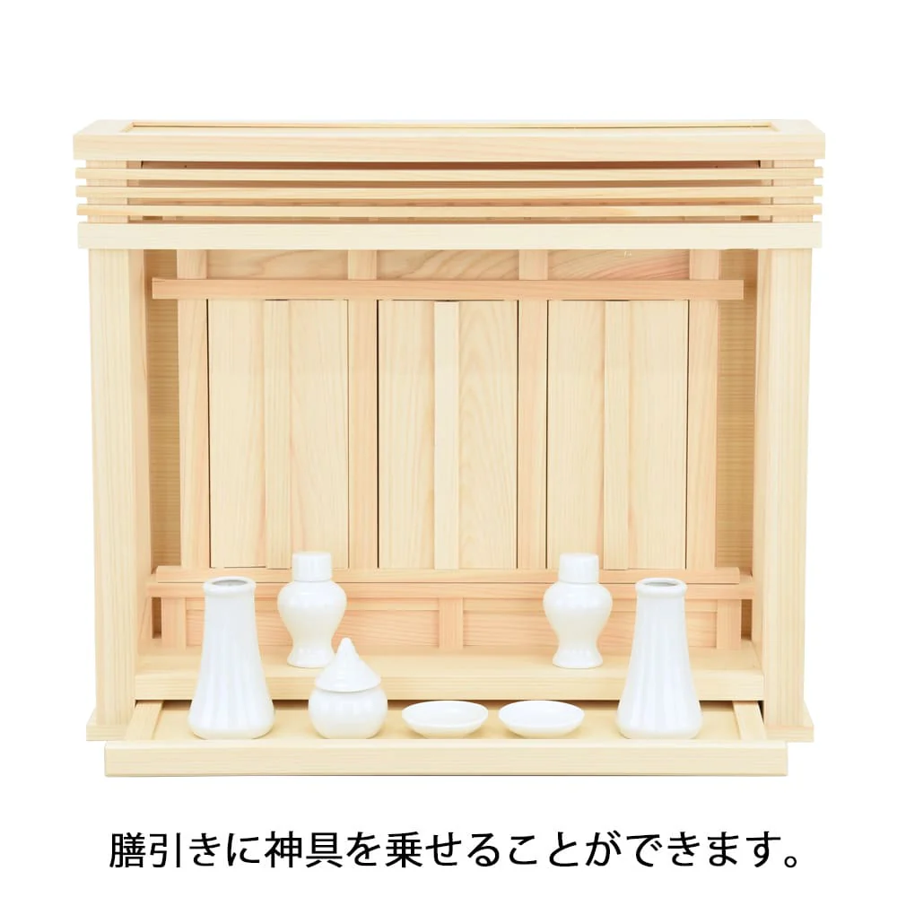 神棚 箱宮 神楽(神具セット付) - Image 9