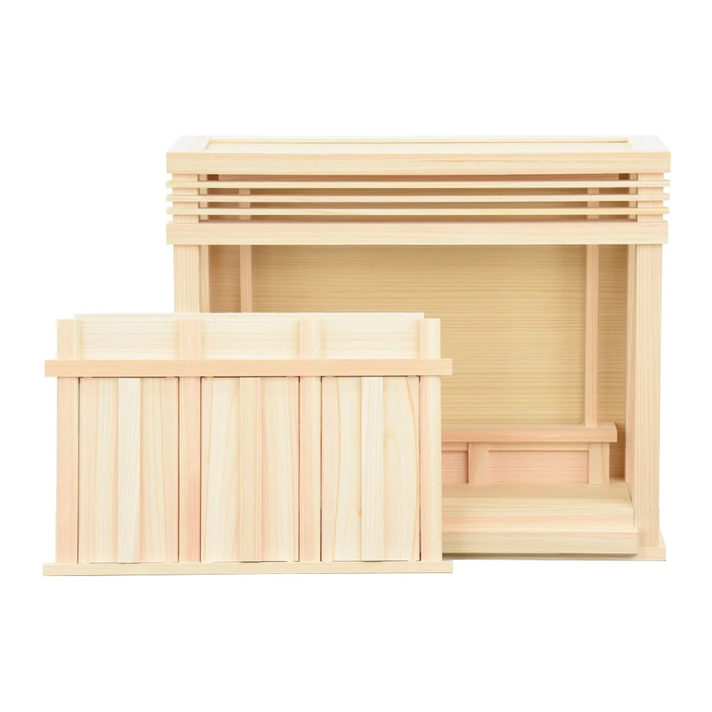 神棚 箱宮 神楽ミニ(神具セット付) - Image 4