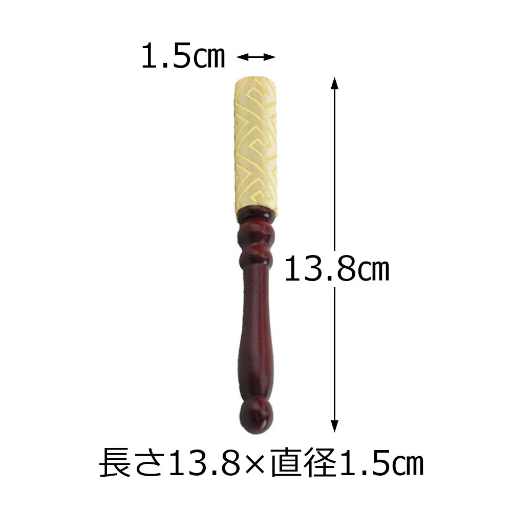 佐波理リンセット 一心 3.0寸 リン台六角紫檀色 - Image 5